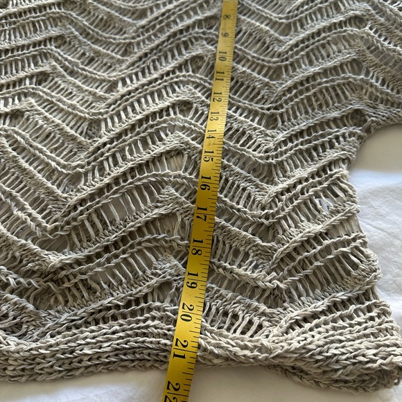 Eileen Fisher open-knit scoop neck sweater, size medium - Picture 7 of 11